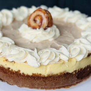 Cinnamon Roll and Cream Cheesecake