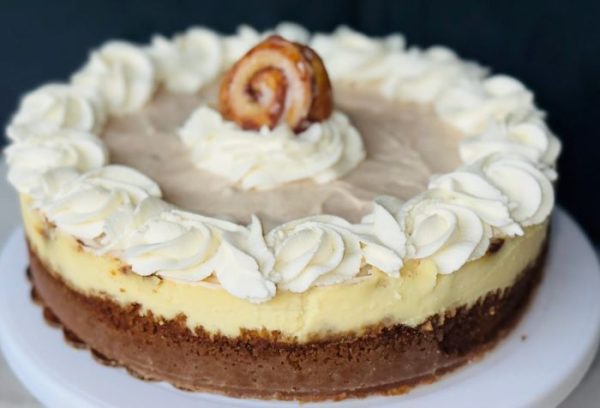 Cinnamon Roll and Cream Cheesecake