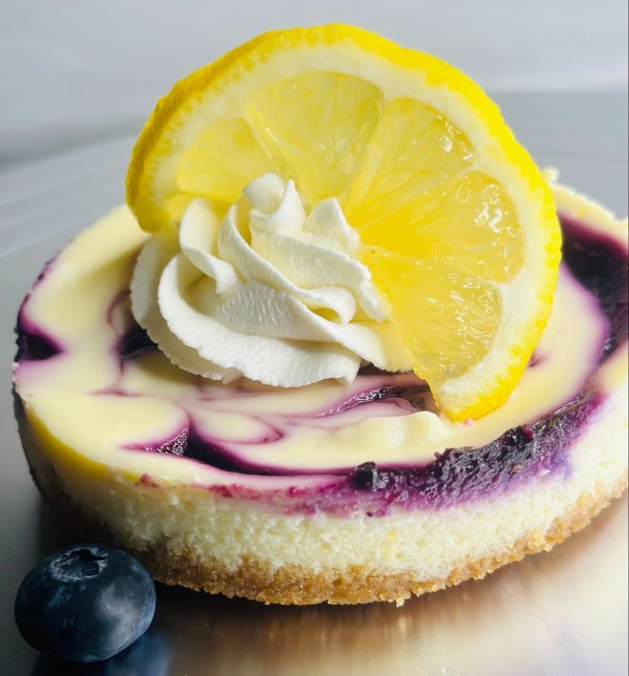 Cole's Custom Cheesecakes - Lemon Blueberry Cheesecake