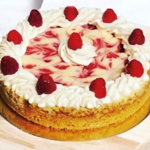 Cole's Custom Cheesecakes Lemon Raspberry Cheesecake