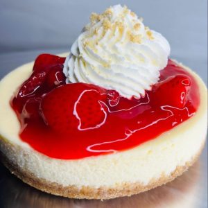 Cole's Custom Cheesecakes - NY Style Cheesecake with Strawberries