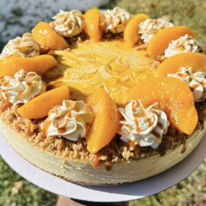 Peach Cobbler Cheesecake