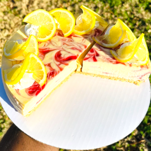 Lemon Raspberry Cheesecake