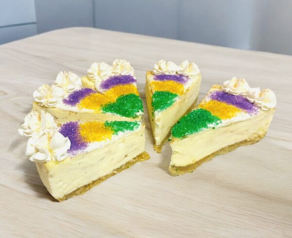 Mardi Gras Cheesecake