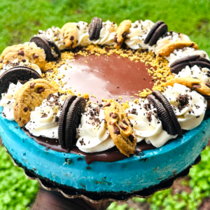 Cookie Monster Cheesecake