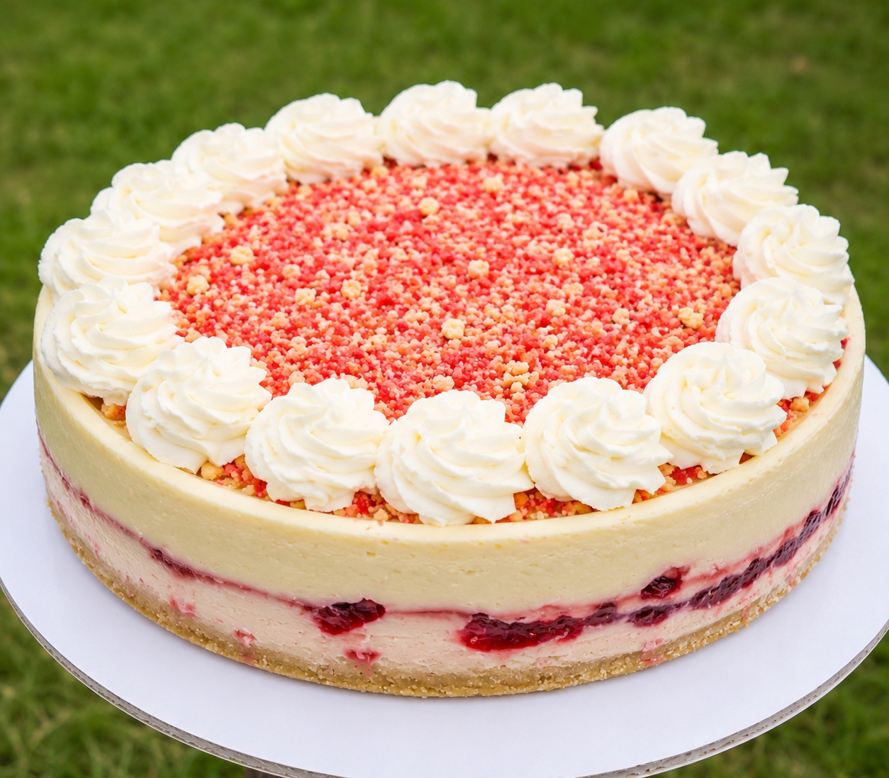 Strawberry Crunch Cheesecake